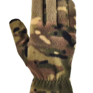 Перчатки флисовые расцветка 